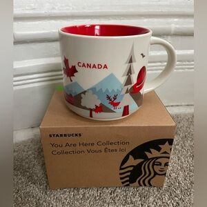STARBUCKS - CANADA- You Are Here mug in box